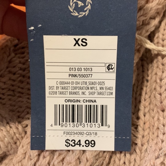 XS Target Cream Colored Cardigan - Picture 2 of 2